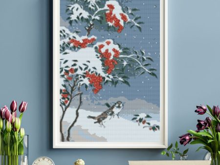 Sparrows and Nandin Cross Stitch Kit Online