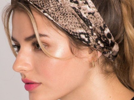 Hair Super Scrunch and Leopard Wrap Style Headband Discount