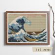 The Great Wave off Kanagawa Mini Cross Stitch Kit Supply