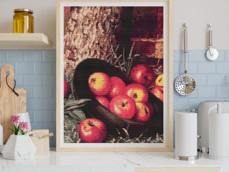 Still Life of Apples in a Hat Cross Stitch Kit on Sale