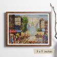 View of the Eiffel Tower Cross Stitch Pattern Fashion