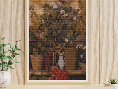 Potted Plants Cross Stitch Kit Hot on Sale