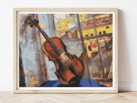 A Violin Cross Stitch Pattern For Discount