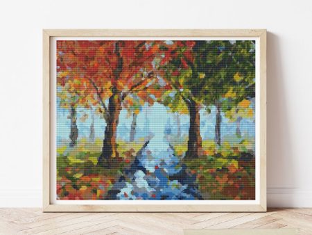 The Fall Cross Stitch Kit For Cheap