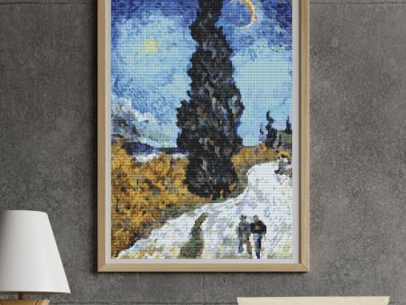 Country Road in Provence Night Cross Stitch Kit Online