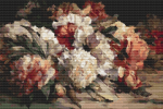 Peonies Cross Stitch Kit Cheap