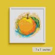 Very Orange Cross Stitch Pattern Hot on Sale