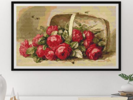 Basket of Roses Cross Stitch Kit For Discount