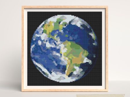 Earth Cross Stitch Kit Cheap