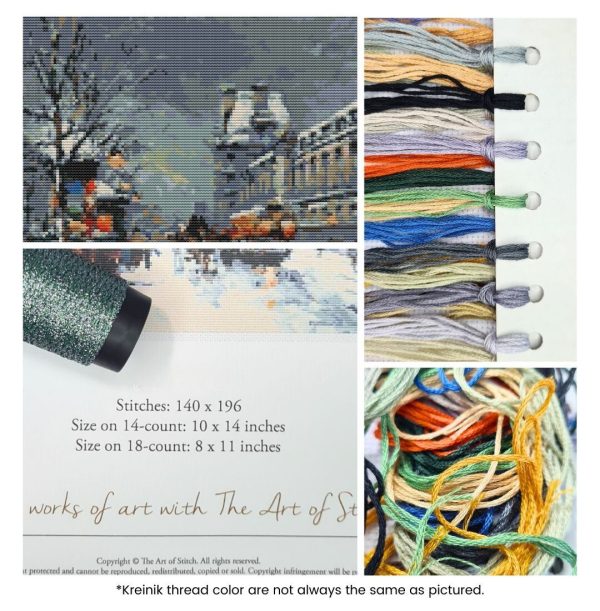 Port St Denis Cross Stitch Kit For Discount