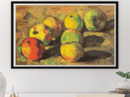 Still Life with Seven Apples Cross Stitch Kit Supply