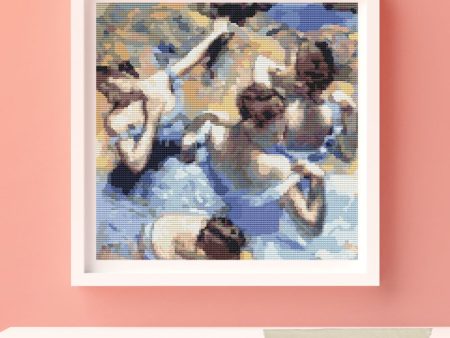 Blue Dancers Cross Stitch Kit Discount