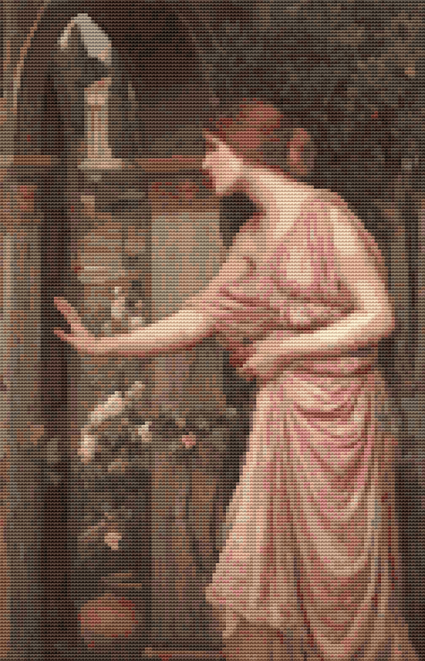 Psyche Entering Cupid s Garden Cross Stitch Kit Online Sale