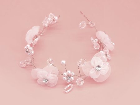 Translucent Flowers hair crown Cheap