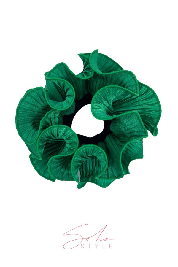 Pleat-lined ponytail scrunchy Supply