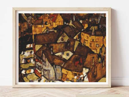 Crescent of Houses Cross Stitch Kit Fashion