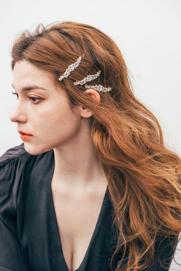 Shooting star stone hair barrette For Sale