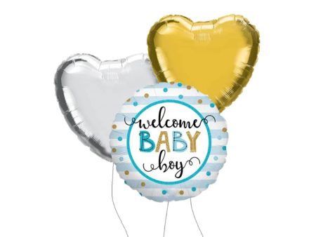 BABY BOY BALLOON BOUQUET Discount