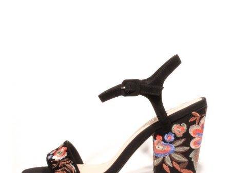 Feisty Embroidered Heels Online now