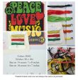 Peace, Love and Music Cross Stitch Kit Supply