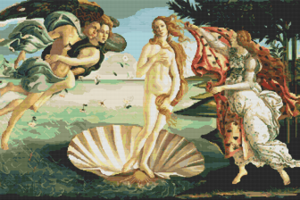 The Birth of Venus Cross Stitch Kit Online now