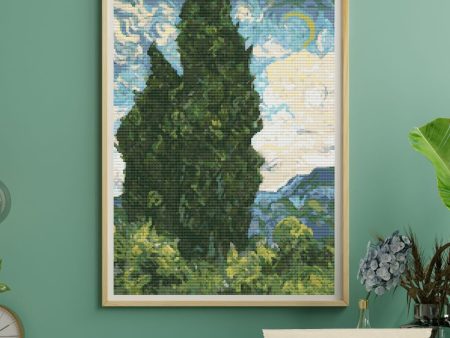 Cypresses Cross Stitch Kit Online now