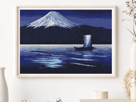 Moonlight on Mount Fuji Cross Stitch Kit For Sale