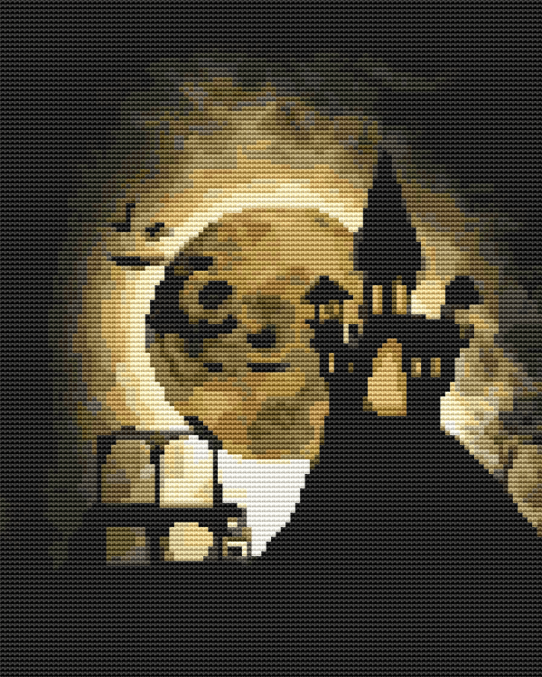 Halloween Night Cross Stitch Pattern For Sale