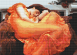 Flaming June Cross Stitch Pattern Sale