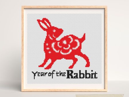 Year of the Rabbit Cross Stitch Pattern Online