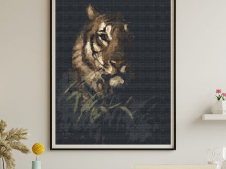 Tiger s Head Cross Stitch Kit Online Hot Sale