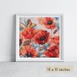 Poppies in Bloom Cross Stitch Kit Online