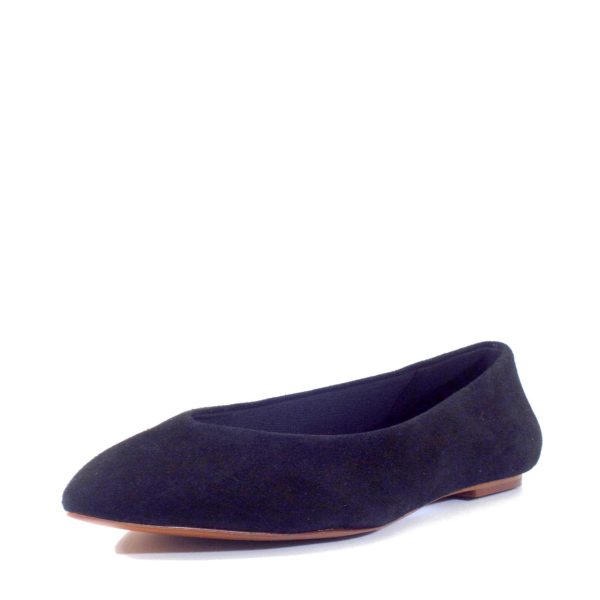 Jolie Suede Ballet Flats Hot on Sale