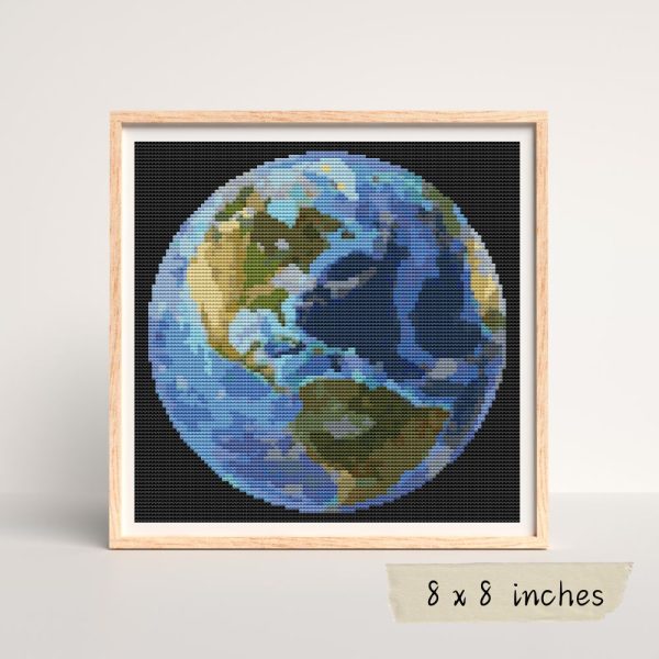 Earth Cross Stitch Pattern (SPACE02) For Discount