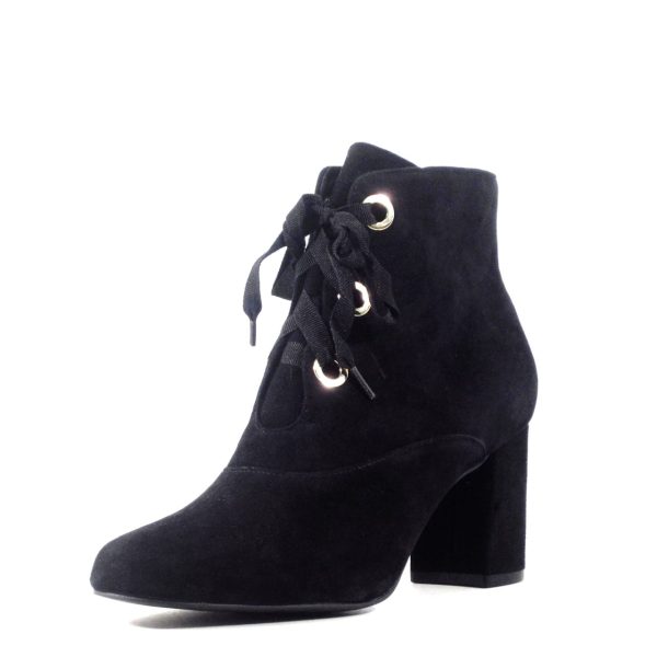 Flynn Suede Lace-Up Booties Online now