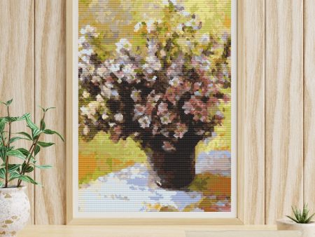 Bouquet of Mallows Cross Stitch Kit Fashion