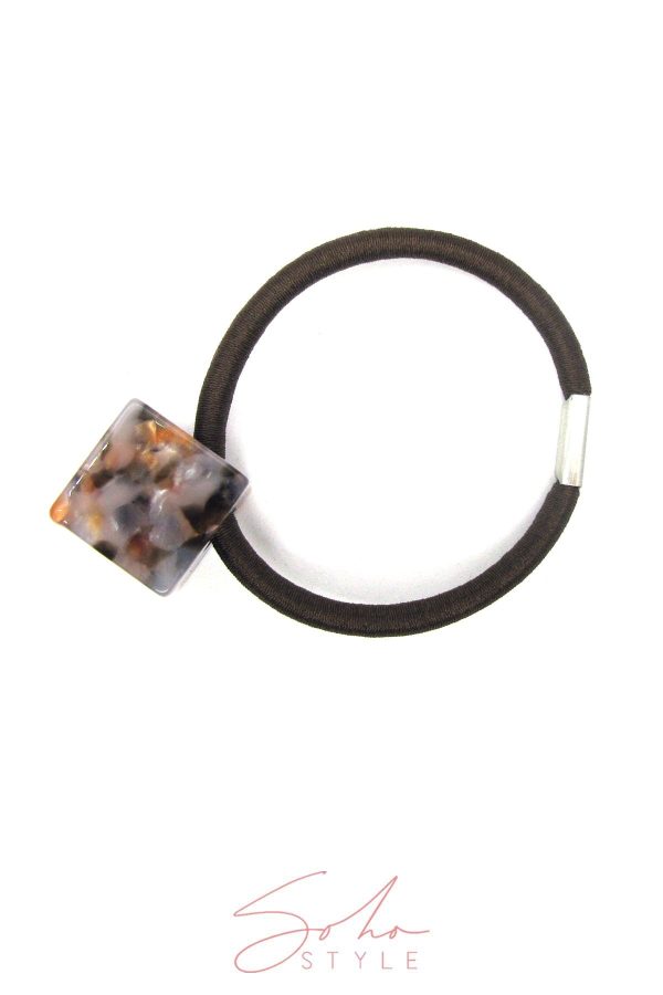 Marble Cube Ponytail Holder Online Hot Sale