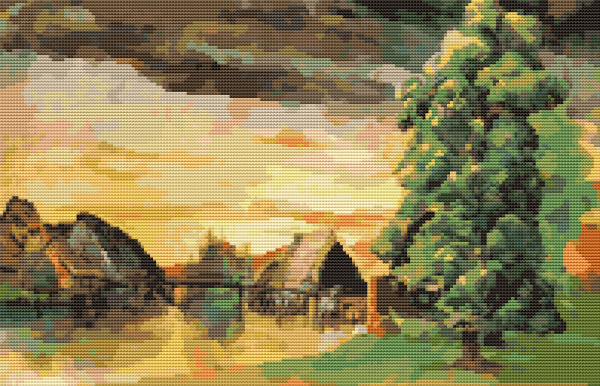 Willow Mill Cross Stitch Kit For Discount