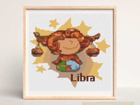 Libra Cross Stitch Pattern For Cheap