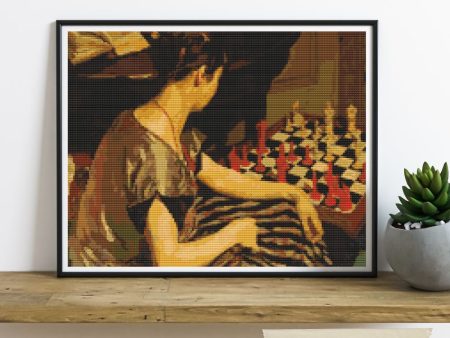 The Chess Board Cross Stitch Pattern Supply