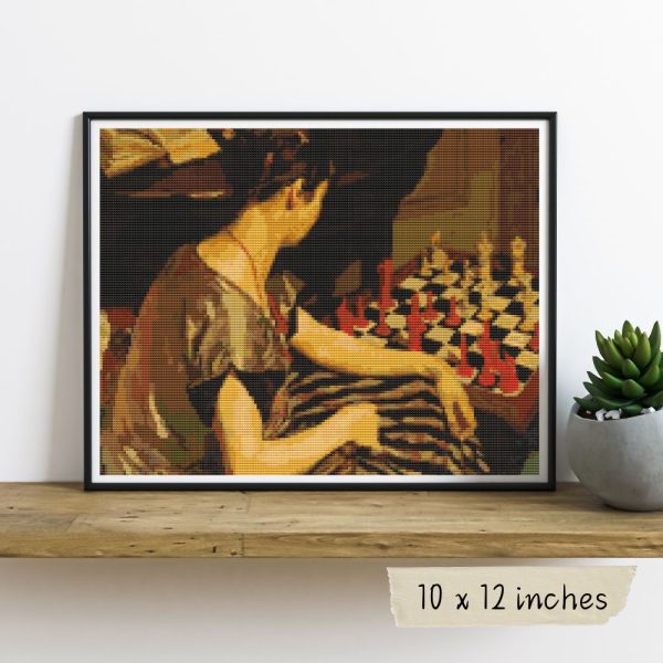 The Chess Board Cross Stitch Pattern Supply