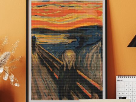 The Scream Cross Stitch Pattern Cheap