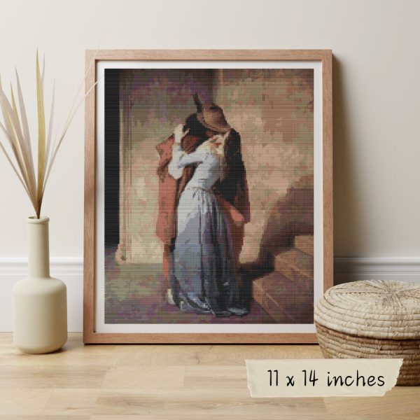 A Kiss Cross Stitch Kit Sale