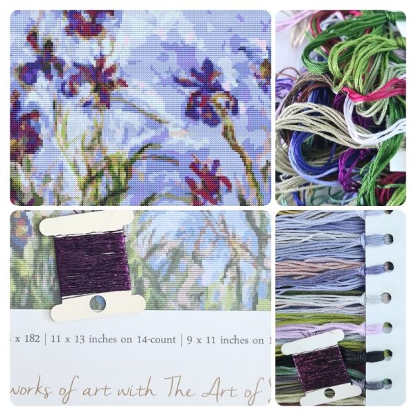 Irises Cross Stitch Kit Discount