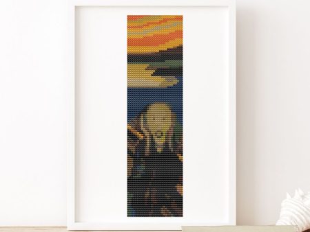 The Scream Bookmark Cross Stitch Kit Sale