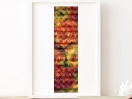 Armful of Roses Bookmark Cross Stitch Kit Online now