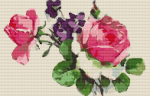 Pink Roses Cross Stitch Kit For Discount