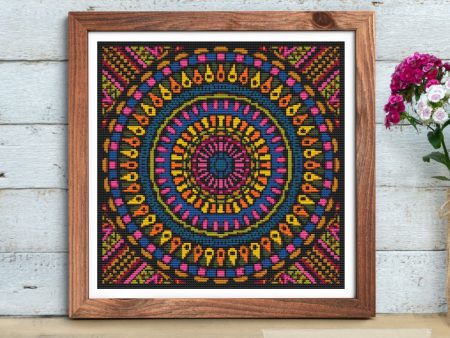 Time Mandala Cross Stitch Kit Online Sale