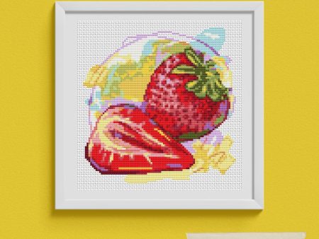 Fresh Strawberries Cross Stitch Kit Discount