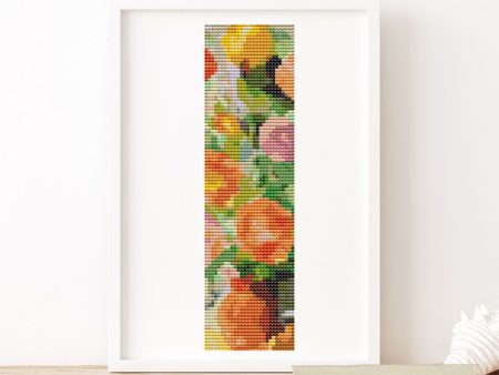 Grand Bouquet Bookmark Cross Stitch Kit For Discount